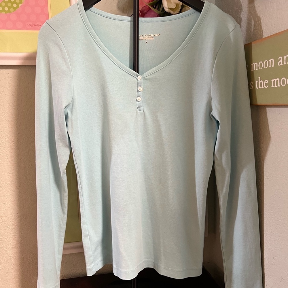 Royal Robbins Light Blue Long Sleeve Top #026